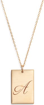 Set & Stones Stella Initial Pendant Necklace