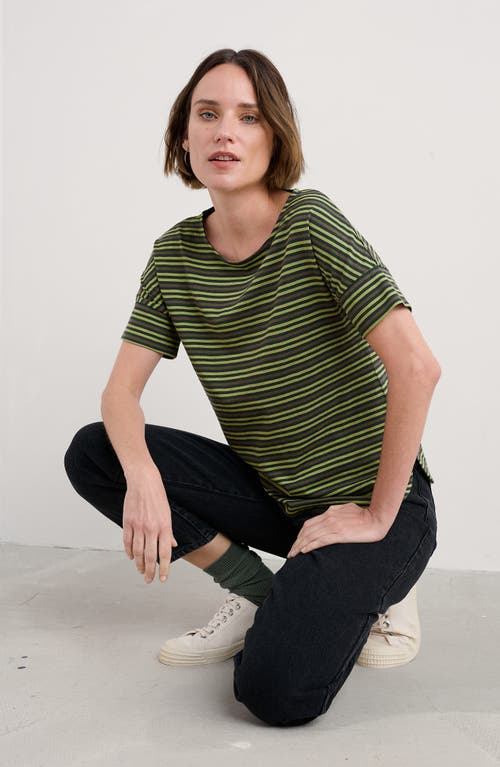 Seasalt Cornwall Bryher View Organic Cotton T-shirt In Green