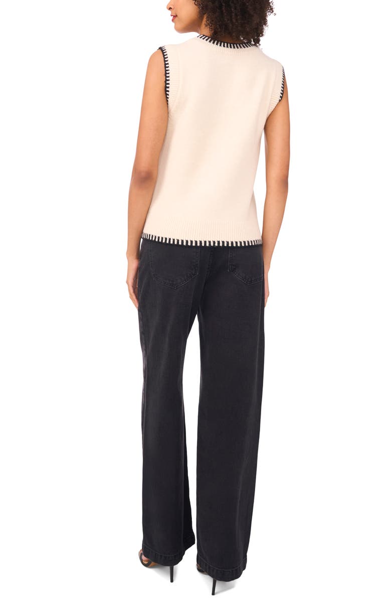 1.STATE Whipstitch Sweater Vest, Alternate, color, Birch