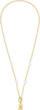 Sterling Forever Shaye Cubic Zirconia Pendant Toggle Necklace