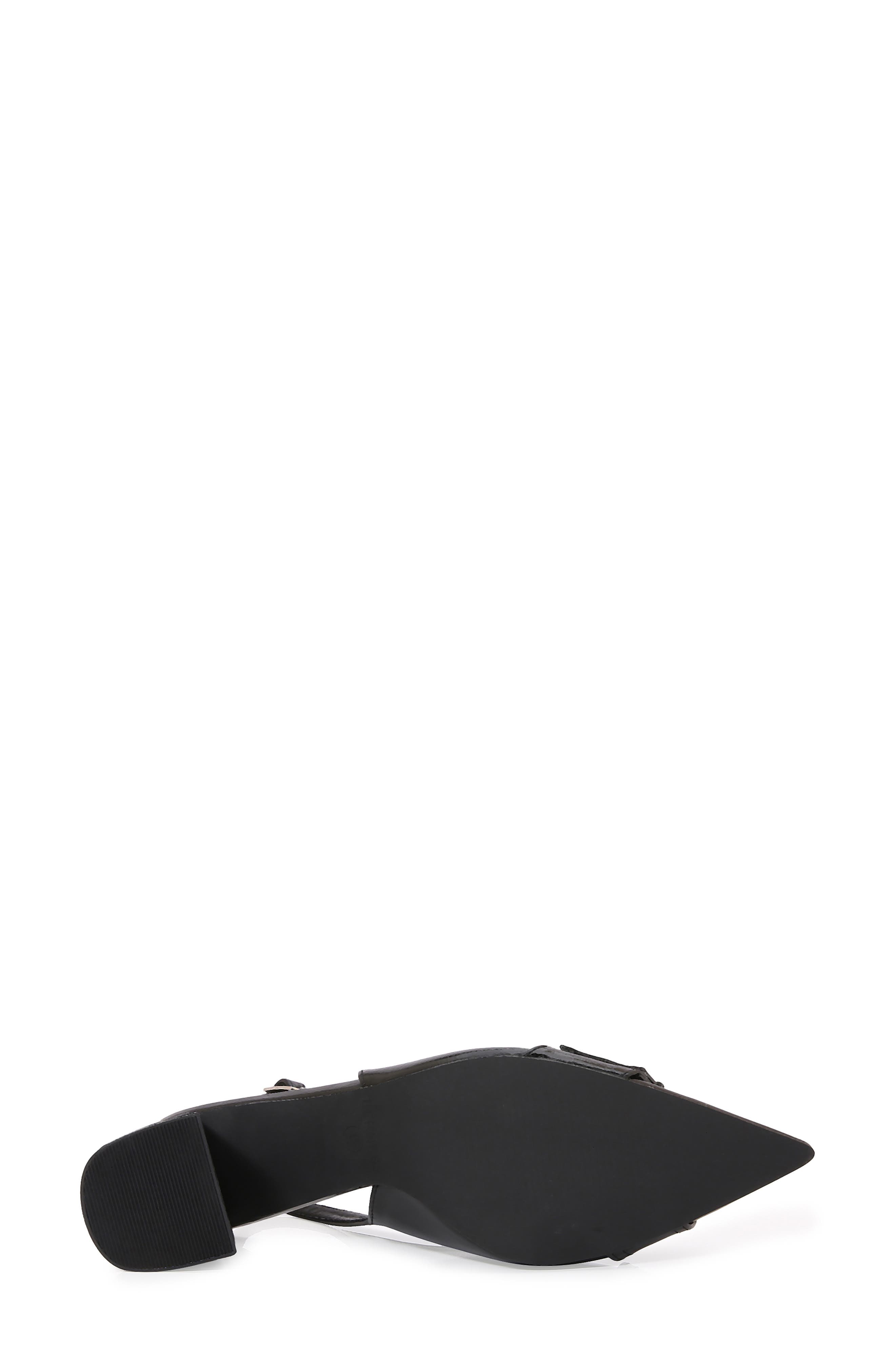 BERNESS Block Heel Slingback Pump, Alternate, color, Black