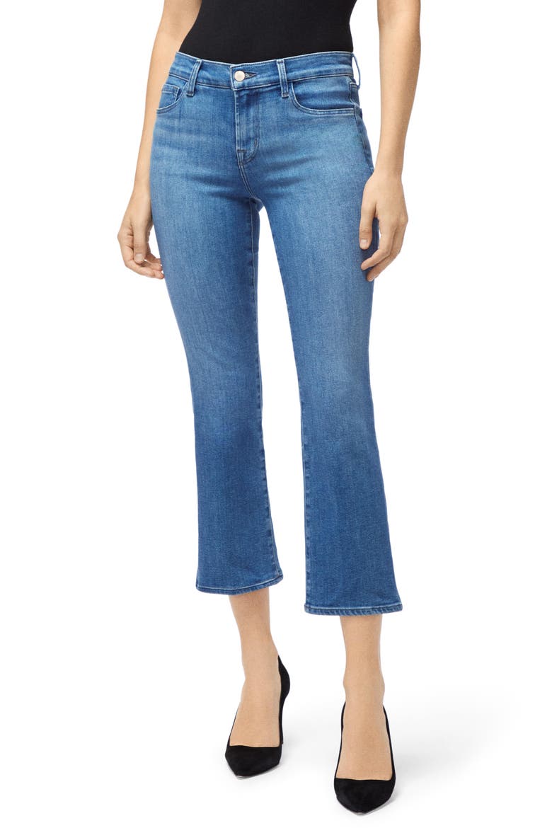 Selena Crop Bootcut Jeans, Main, color, TRUE LOVE