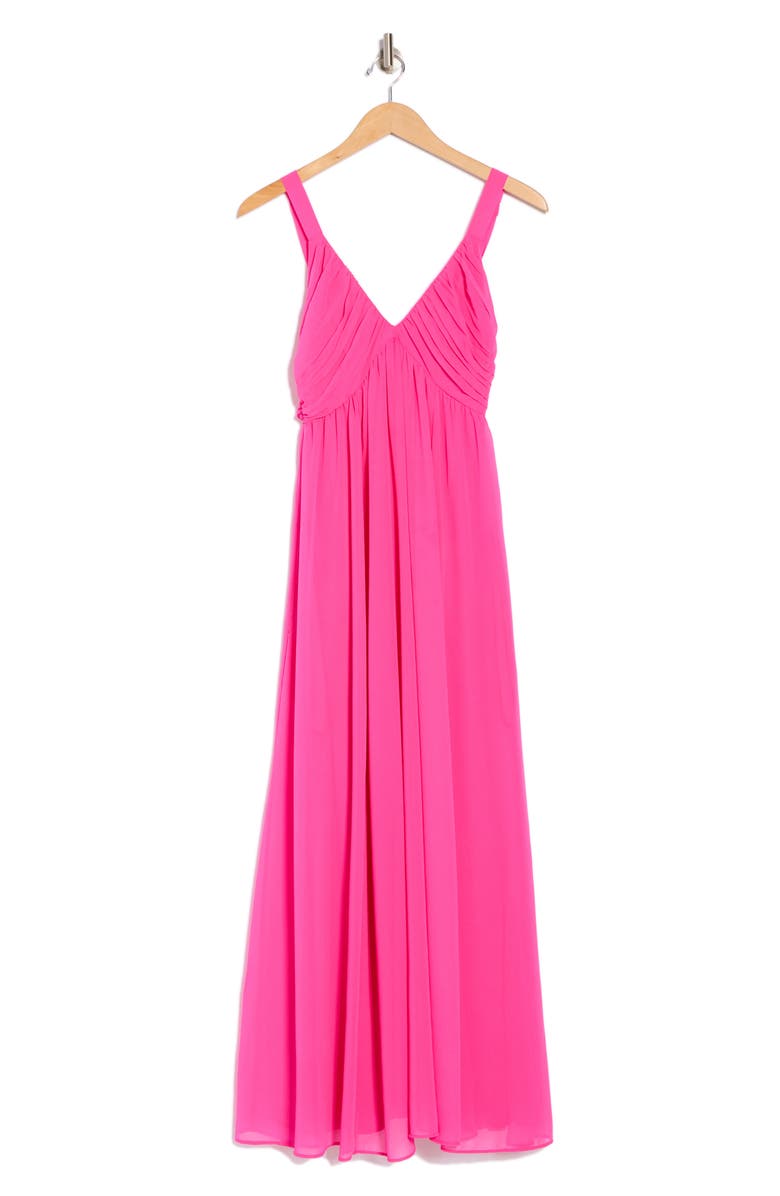 AREA STARS Jia V-Neck Maxi Dress, Alternate, color, Fuchsia
