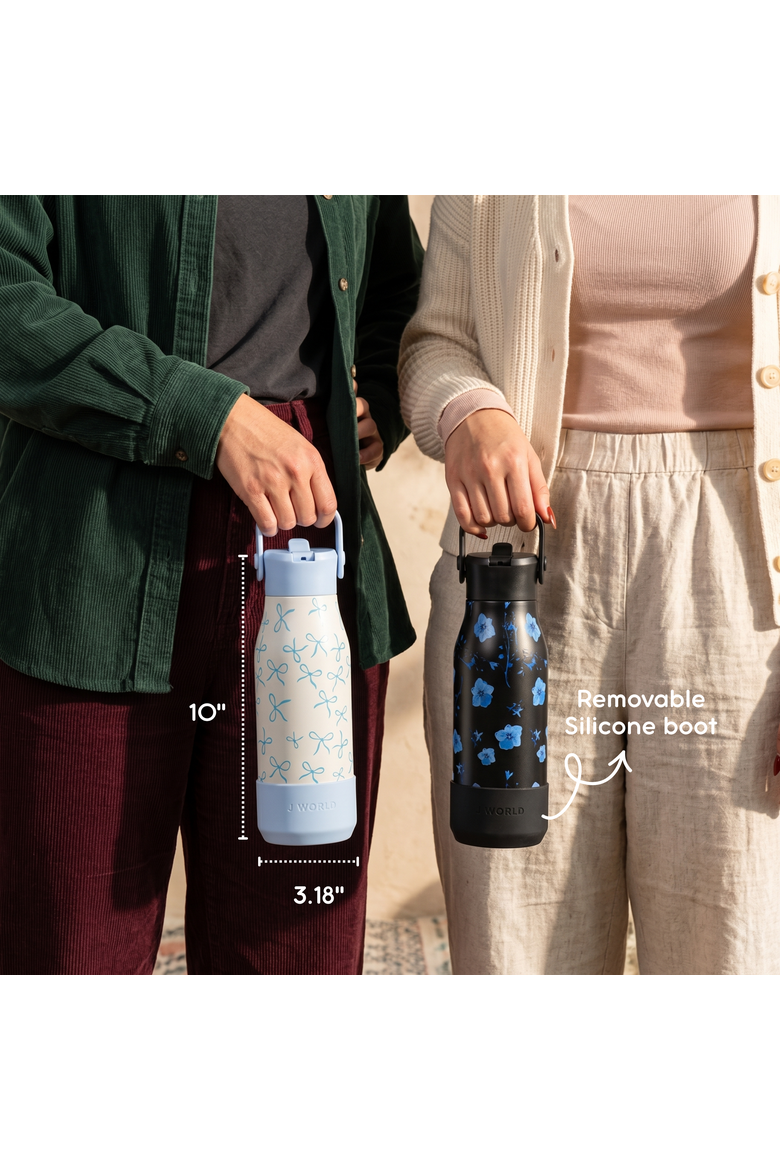 Flowee 22oz Insulated Water Bottle, Alternate, color, Blue Gradient