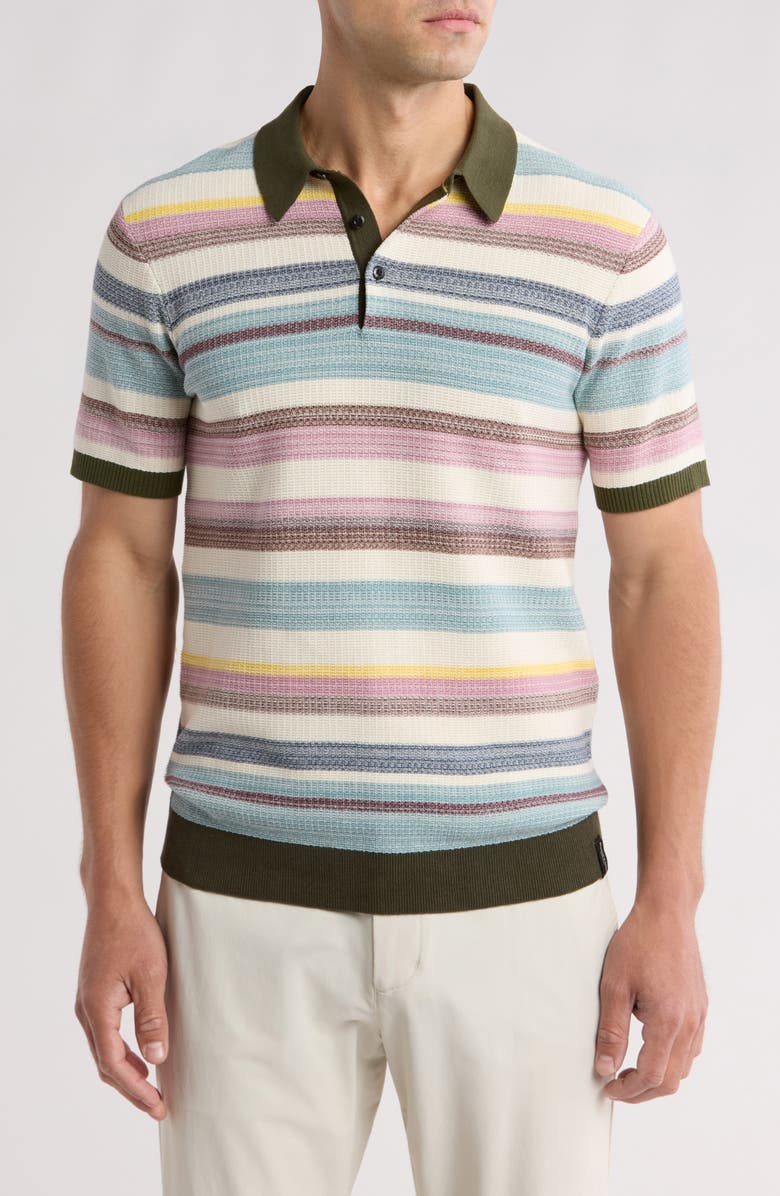 Scotch & Soda Structured Knit Polo, Main, color,