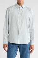 rag & bone Griffin Hemp & Cotton Button-Up Shirt