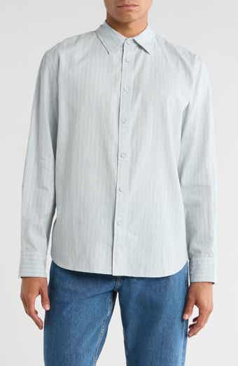 rag & bone Griffin Hemp & Cotton Button-Up Shirt