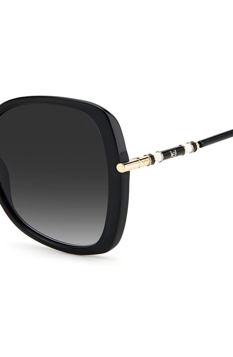 Carolina Herrera 55mm Gradient Square Sunglasses, Alternate, color, 