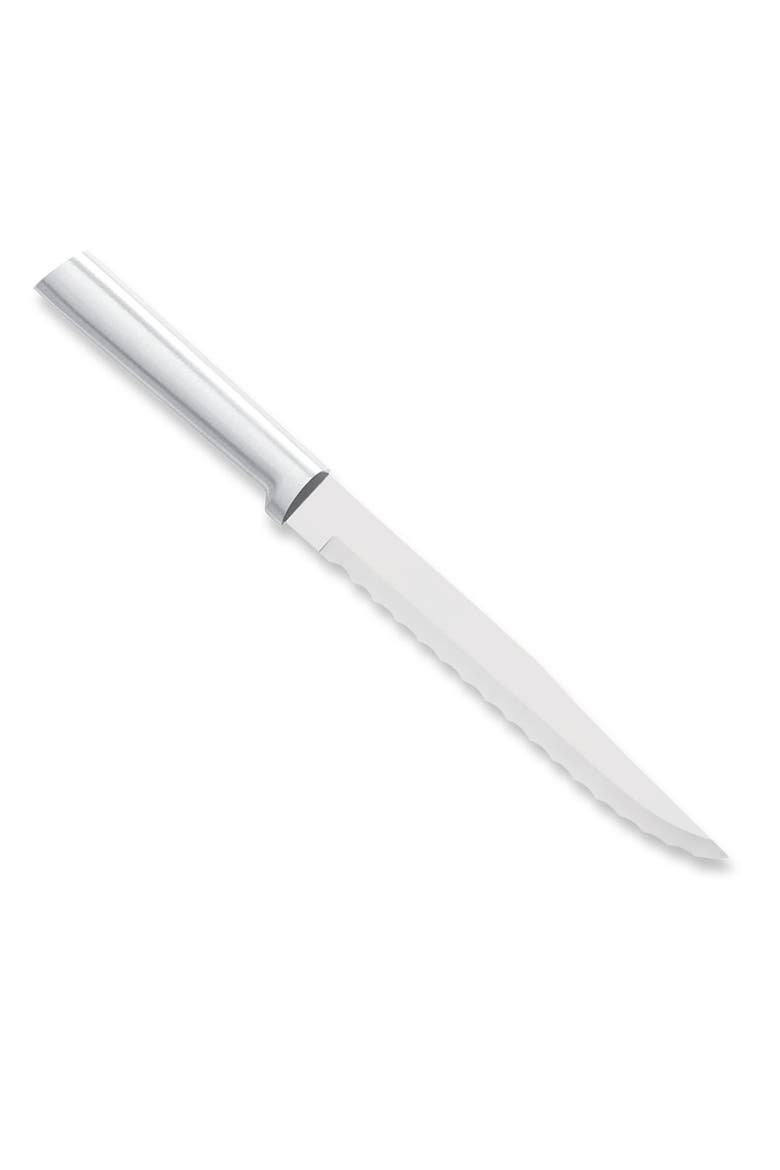 Cutlery 7-Inch Serrated Slicer Stainless Steel Blade, Main, color, Silver