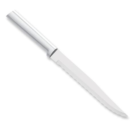 Cutlery 7-Inch Serrated Slicer Stainless Steel Blade