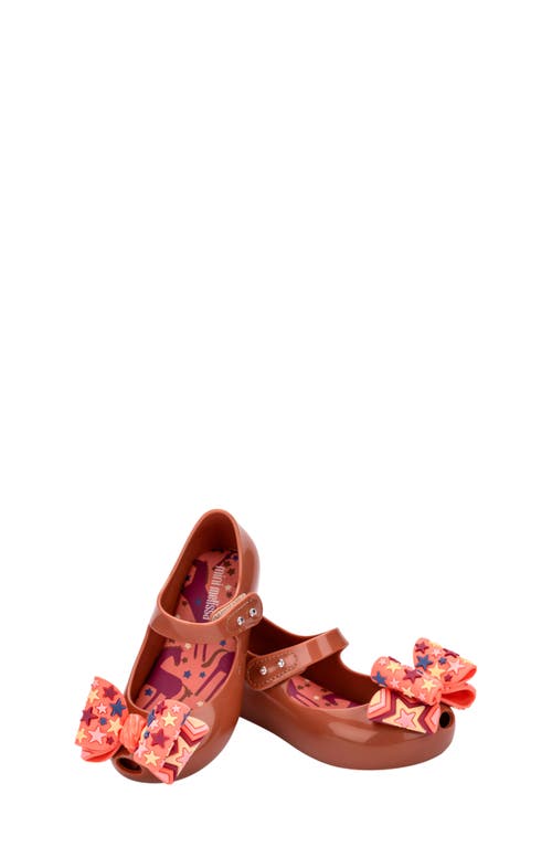 Mini Melissa Kids' Ultragirl Wonderland Mary Jane Flat In Multi