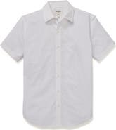 Bonobos Riviera Slim Fit Point Collar Short Sleeve Stretch Cotton Button-Up Shirt