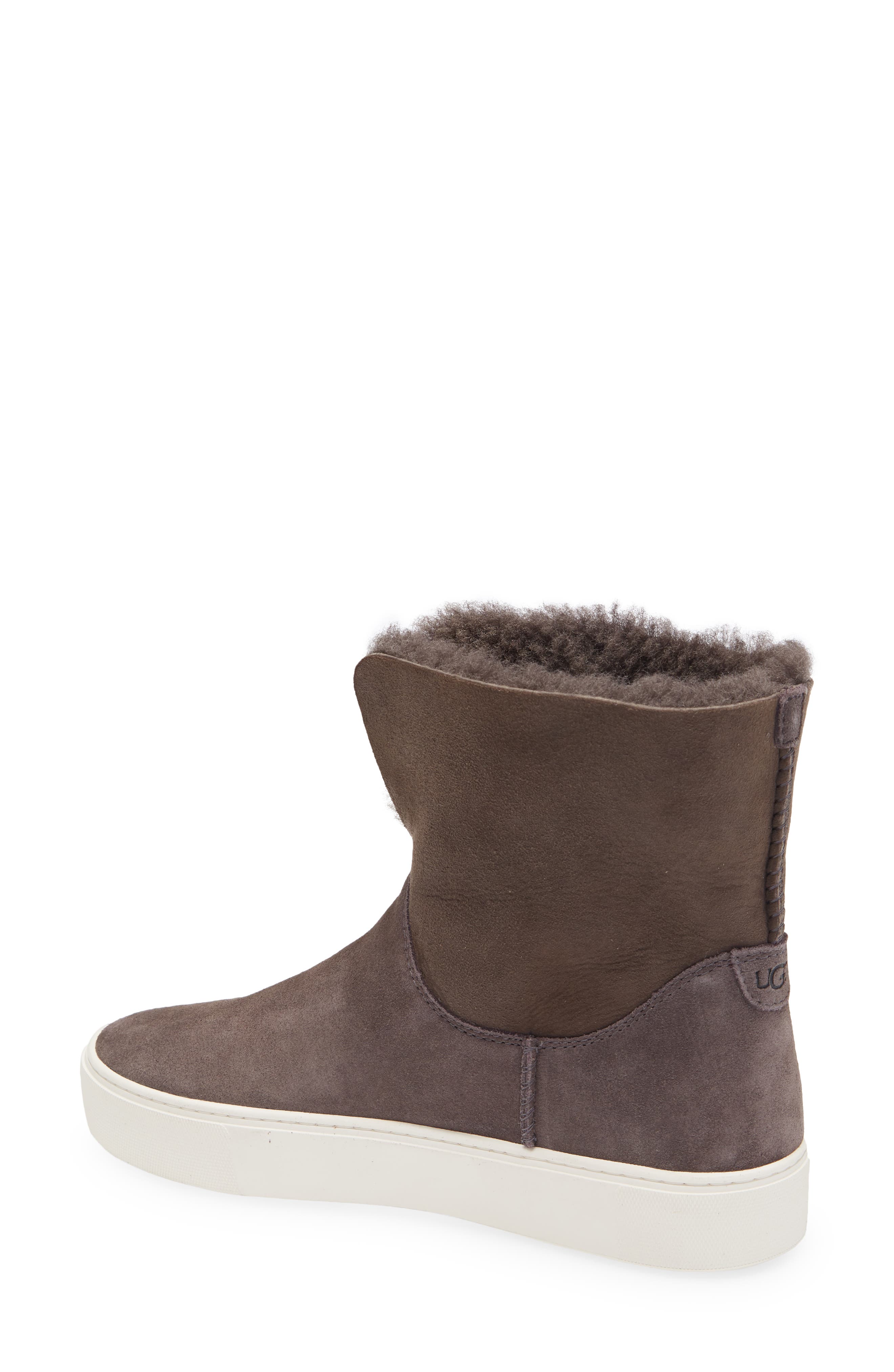 Lynus High Top Platform Sneaker Boot, Alternate, color, THUNDER CLOUD SUEDE