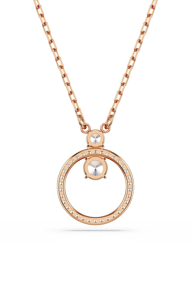 Swarovski Constella Pendant Necklace, Alternate, color, Rose Gold