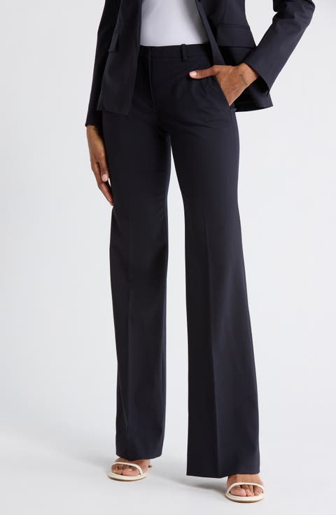 Demetria Stretch Wool Pants