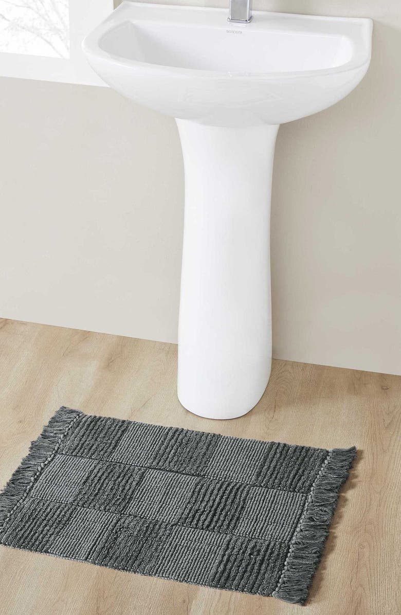 VCNY HOME Stonewashed Bath Rug, Alternate, color,