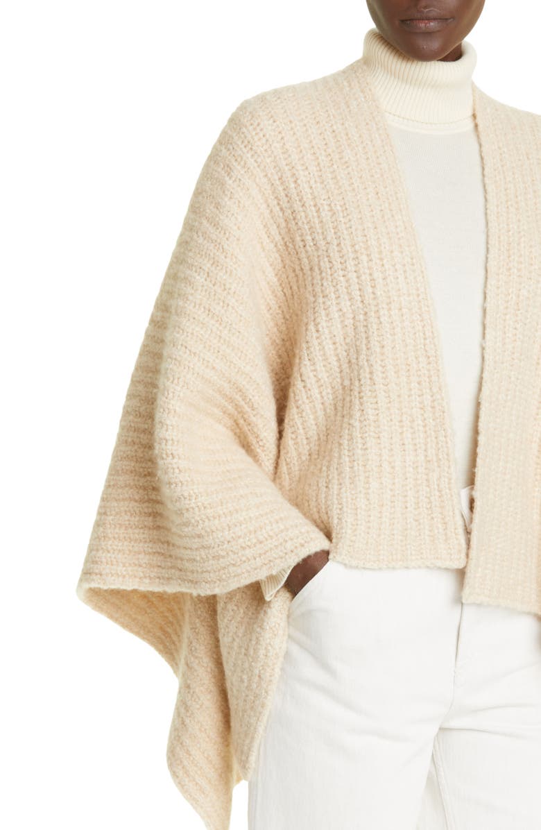 Loro Piana Monte Bianco Cashmere Cape, Alternate, color,