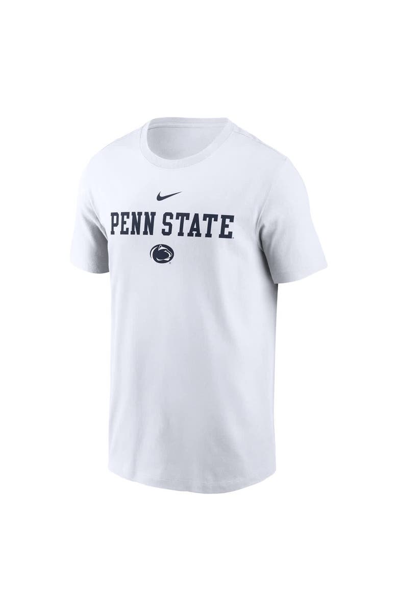 Nike Men's Nike White Penn State Nittany Lions 2-Hit Stacked T-Shirt, Alternate, color, White