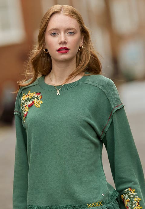 Peplum Sweatshirt (plus)