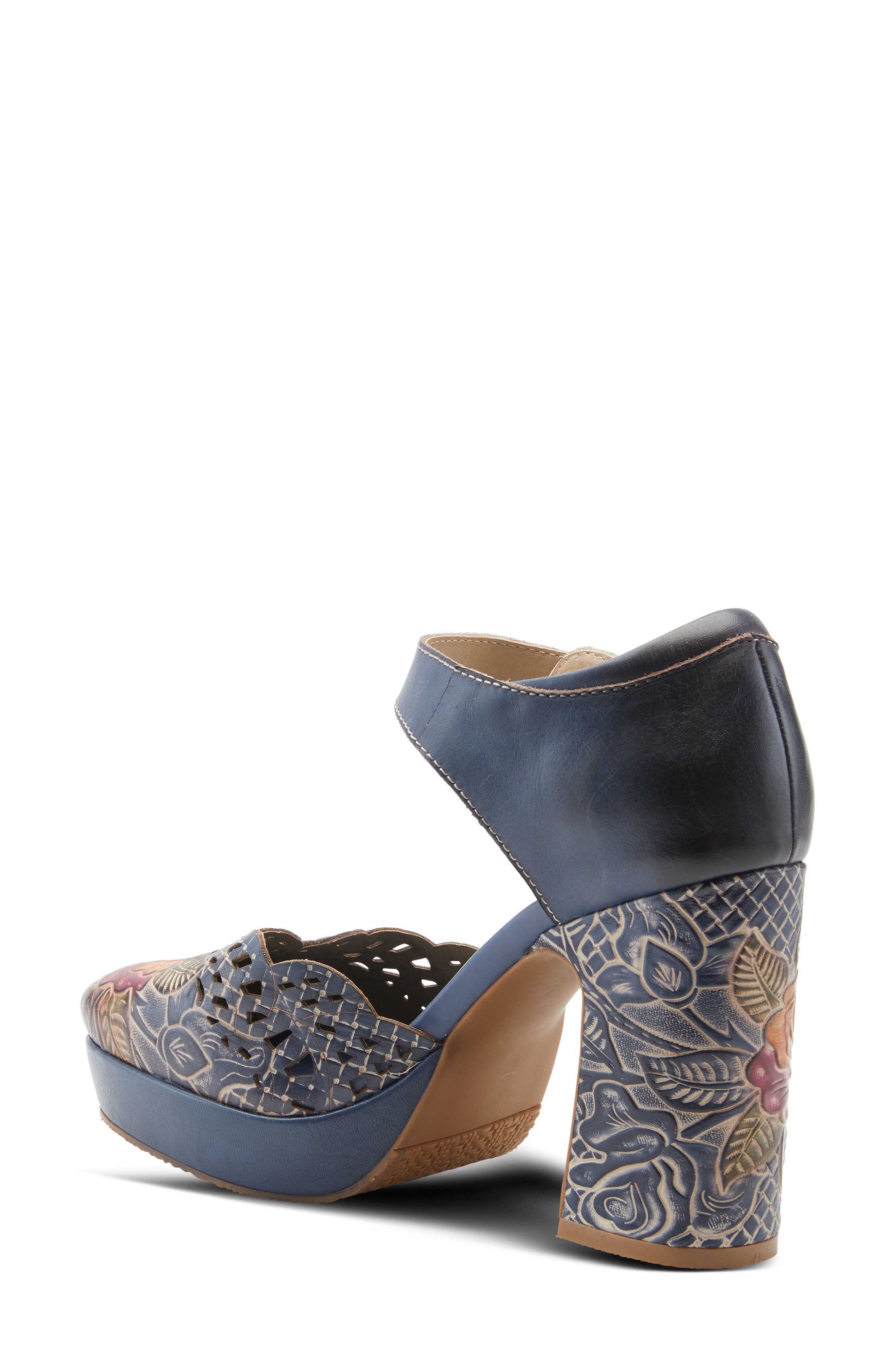 Debbihary Mary Jane Platform Pump, Alternate, color, NAVY MULTI