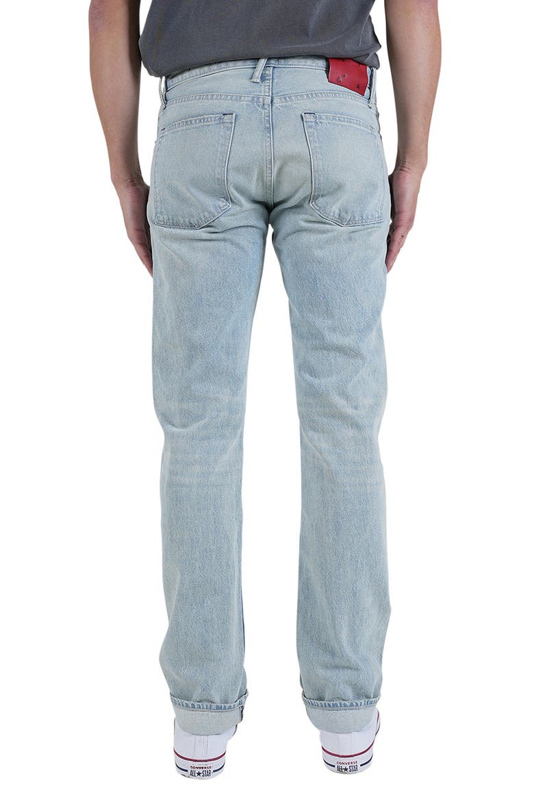 The Hammer Straight Leg 12.5-Ounce Selvedge Baggy Jeans, Alternate, color, HUEY