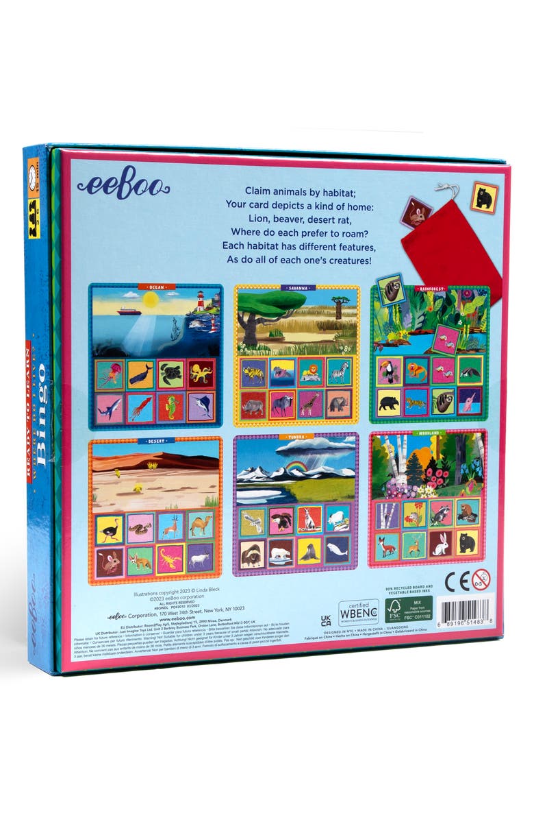 eeBoo Where Do I Live? Bingo Game, Alternate, color, 