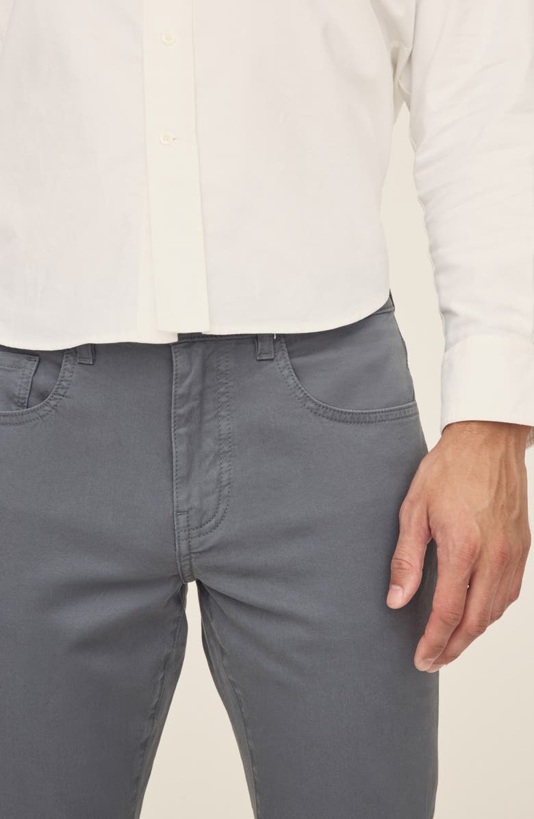 WARP+WEFT ORD Straight Leg Twill Pants, Alternate, color, Stormy Weather