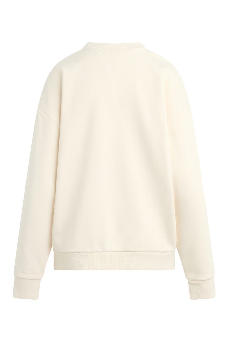 Favorite Sister Graphic Sweatshirt, Alternate, color, GARDENIA W/ BABY BLUE