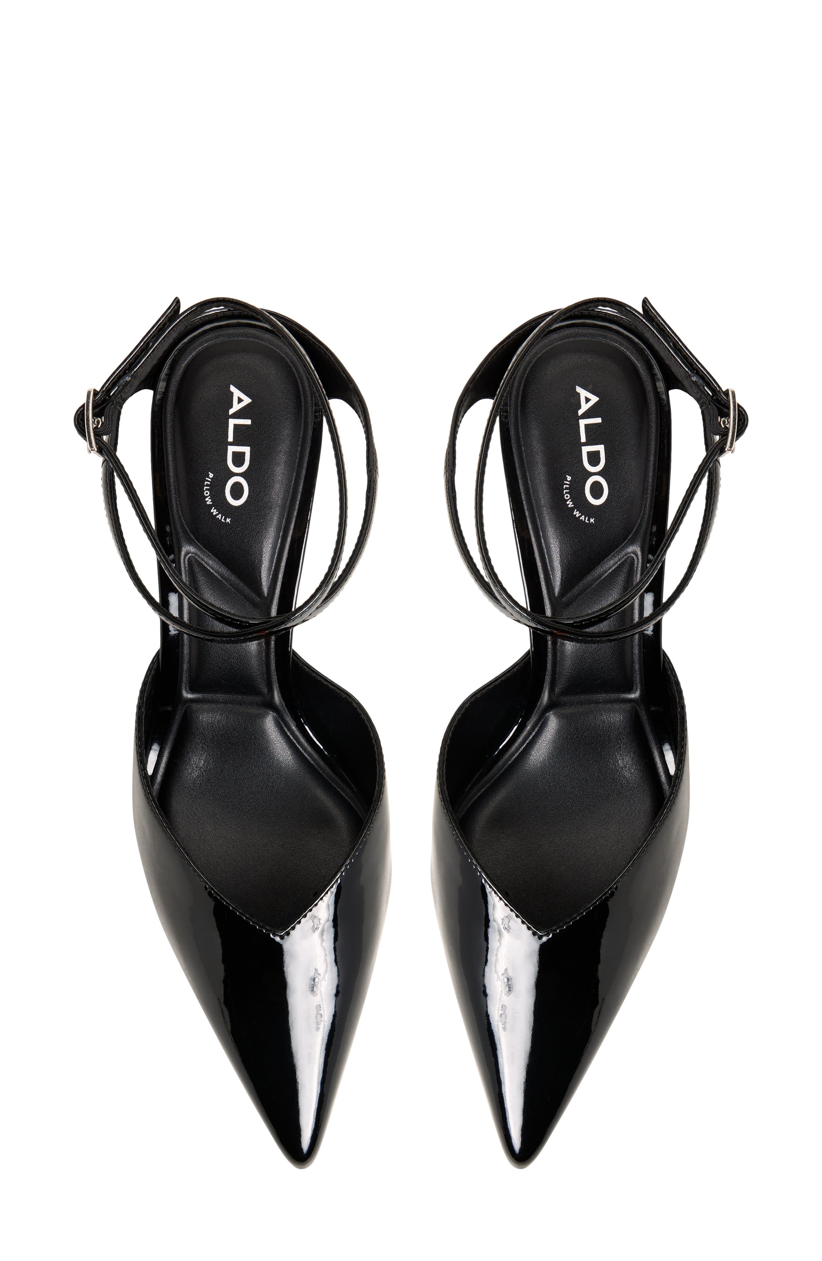 ALDO Feliccia Ankle Strap Pump, Alternate, color, Black