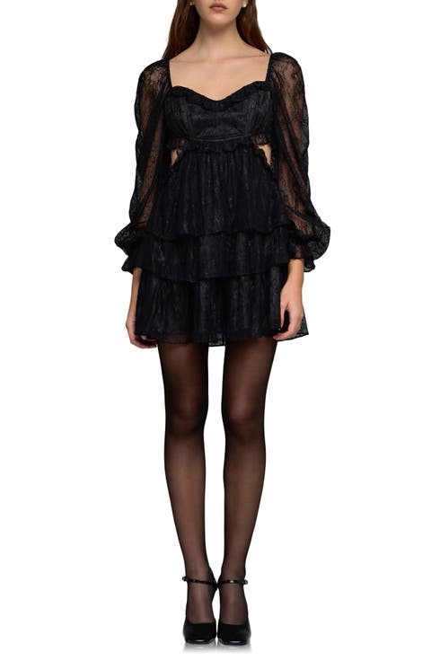 Premium Lace Cutout Minidress
