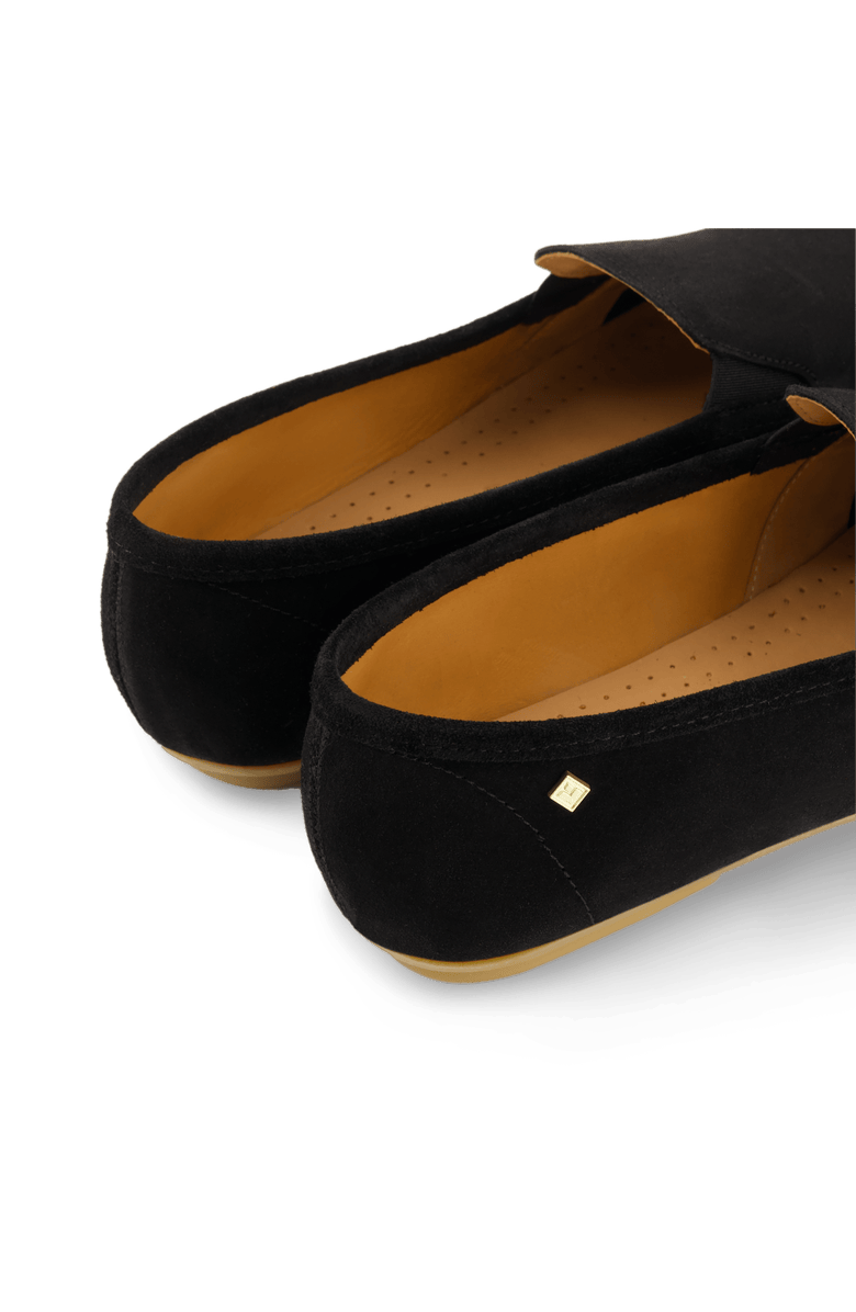 Rivieras Jazz Suede Slip-On Moccasin, Alternate, color, Noir