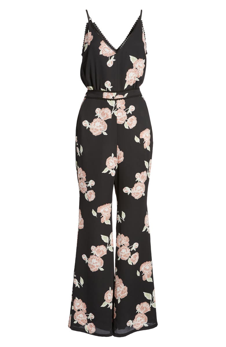 cupcakes and cashmere Felissa Strappy Jumpsuit, Alternate, color, 