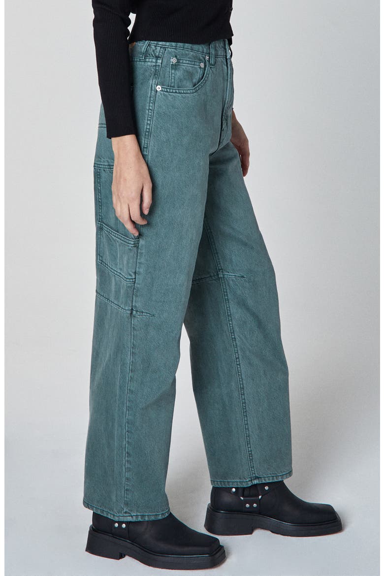 Alex Carpenter Jeans, Alternate, color, GREEN