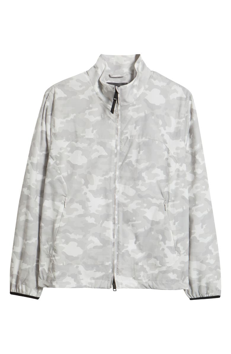 G/FORE Parachute Camo Water Repellent Golf Windbreaker, Main, color, Snow Camo