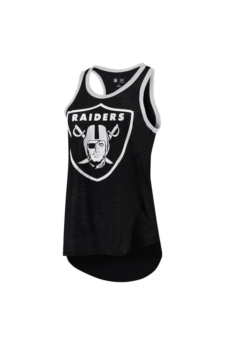 G-III 4HER BY CARL BANKS Women's G-III 4Her by Carl Banks Black Las Vegas Raiders Tater Tank Top, Alternate, color, Black