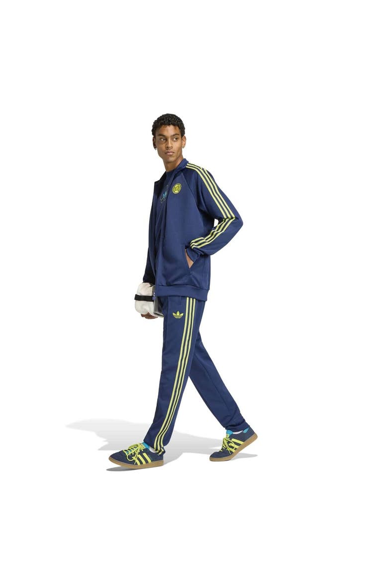 Men's adidas Navy Colombia National Team Originals Full-Zip Track Jacket, Alternate, color, Navy