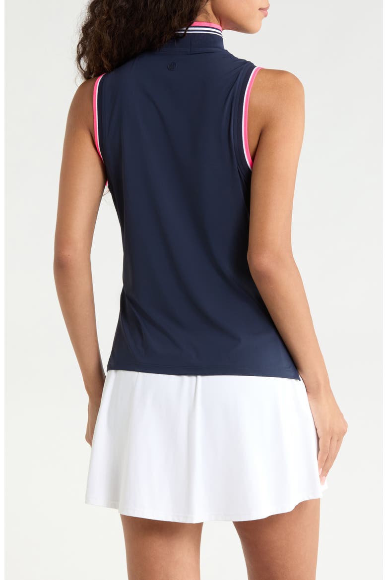 Tech Mock Neck UPF 50+ Vest, Alternate, color, TWILIGHT