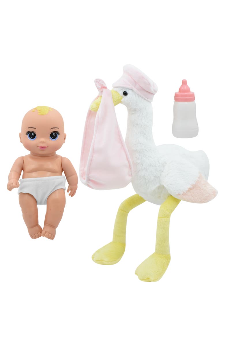 Magic Nursery 8" Special Delivery Set Pink, Main, color, Multicolored