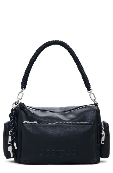 Faux Leather Shoulder Bag