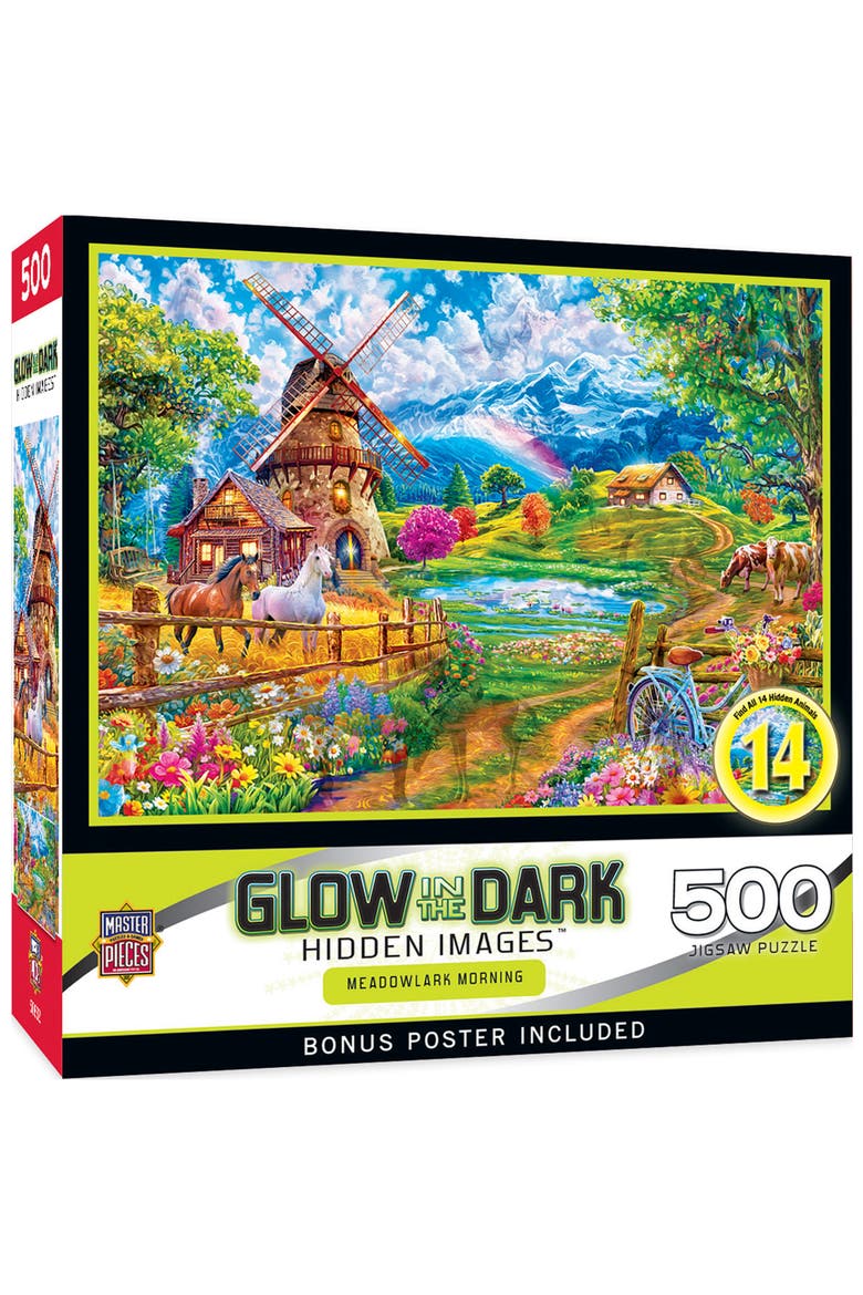 Meadowlark Morning 500 Piece Puzzle, Main, color, Multicolor