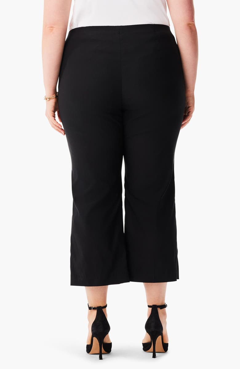 NIC+ZOE Wonderstretch Wide Leg Pull-On Pants, Alternate, color, Black Onyx