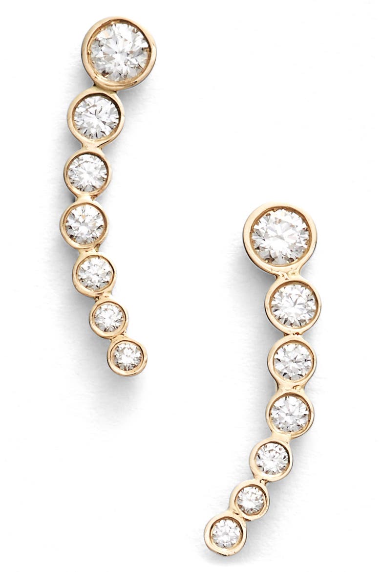Jewelry 'Femme Fatale' Stud Earrings, Alternate, color, YELLOW GOLD