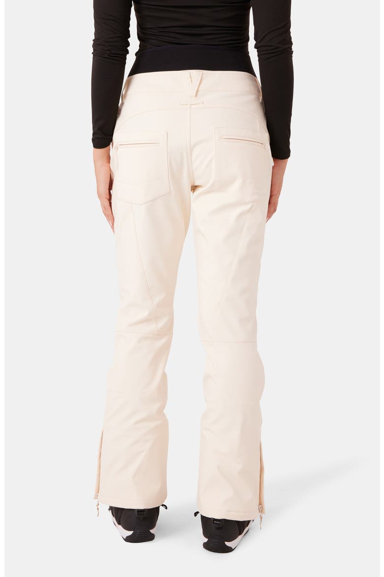 Rising High Waterproof Shell Snow Pants, Alternate, color, WHITE ASPA