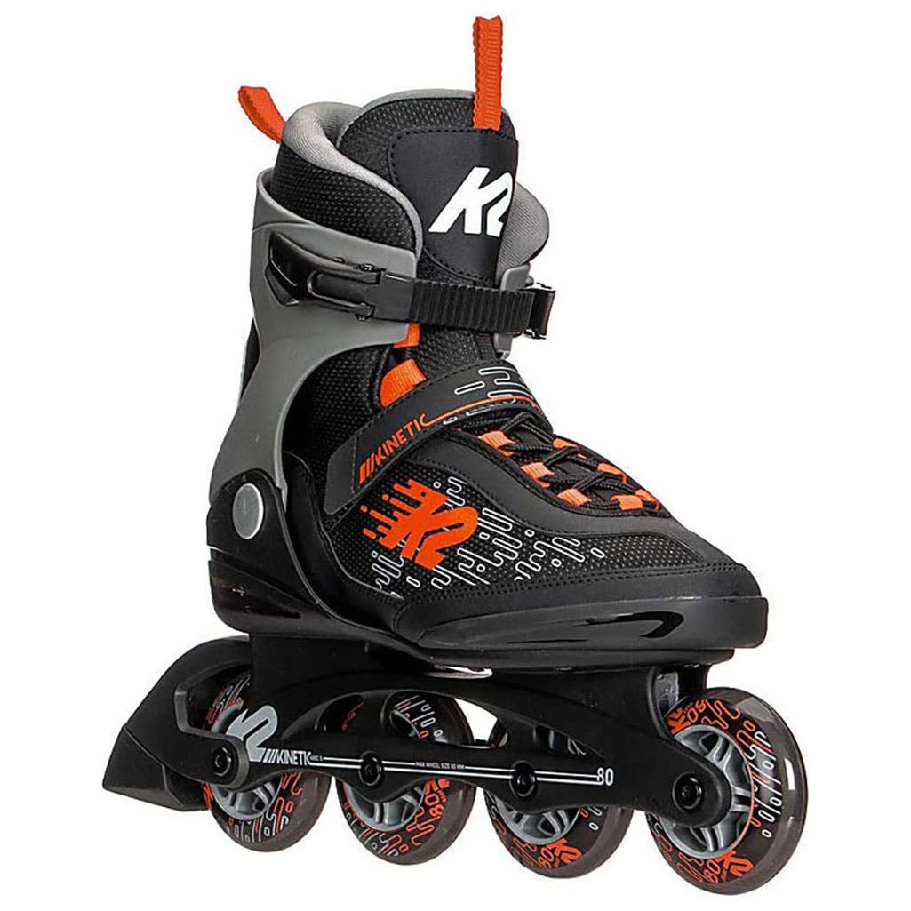K2 Kinetic 80 Mens Inline Skates, Main, color, Black/Red