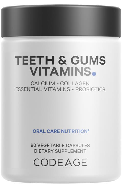 Teeth & Gums Vitamins + Collagen & Probiotics Supplement