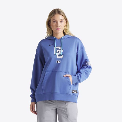 Nike Blue Washington Nationals 2025 City Connect Authentic Collection Performance Pullover Hoodie