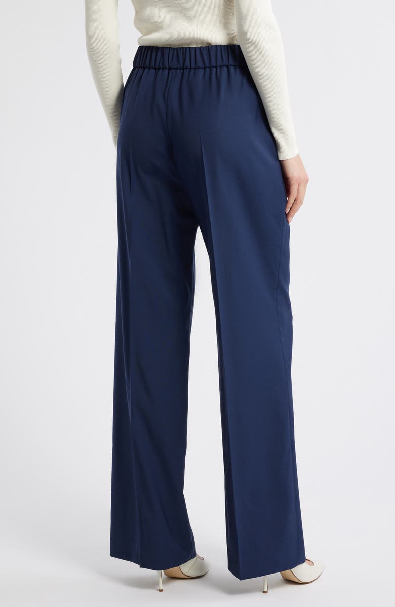BOSS Toyal Pull-On Virgin Wool Flare Pants, Alternate, color, 