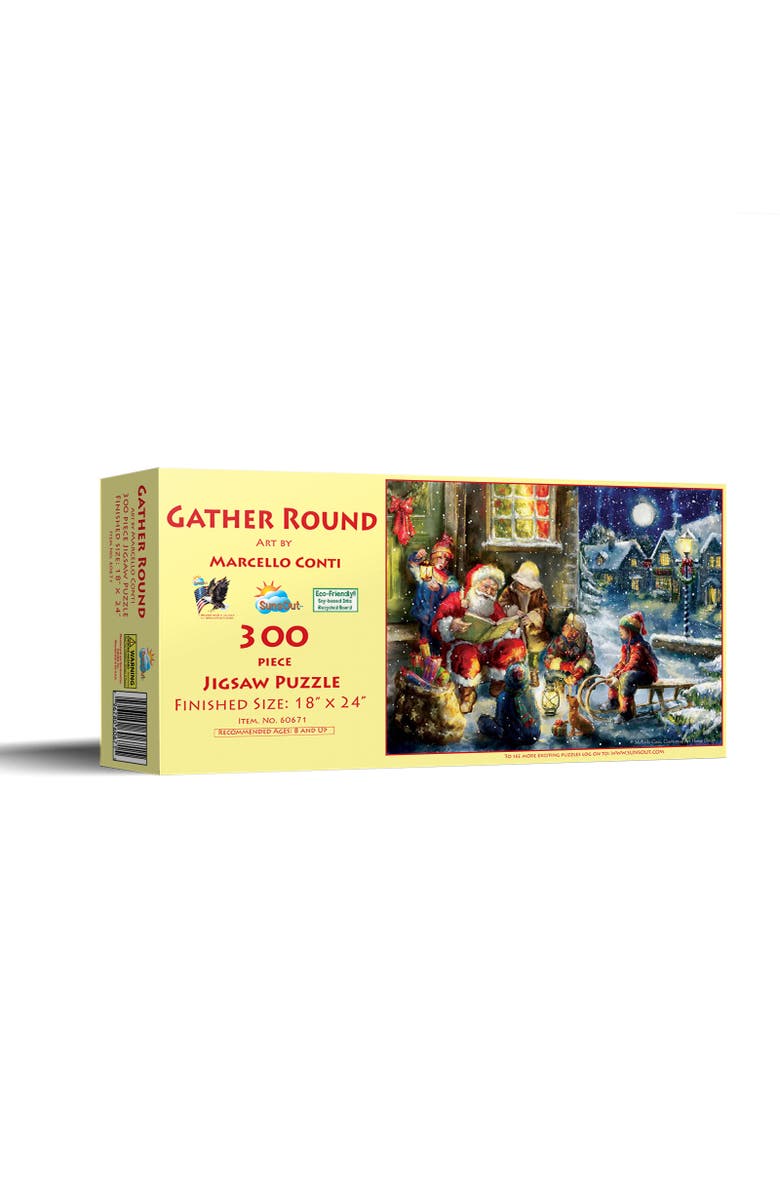 Sunsout Gather Round 300 piece Jigsaw Puzzle for Adults, Main, color, Multicolor