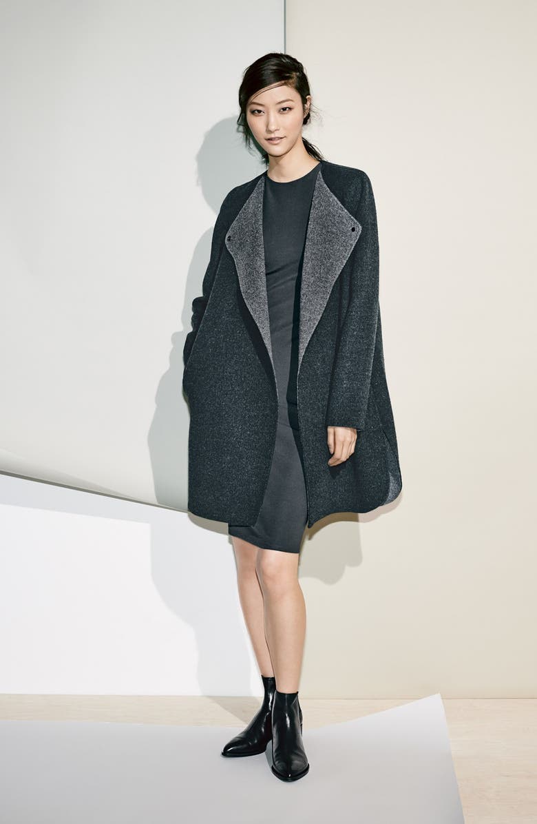 Vince Two-Tone Coat, Alternate, color,
