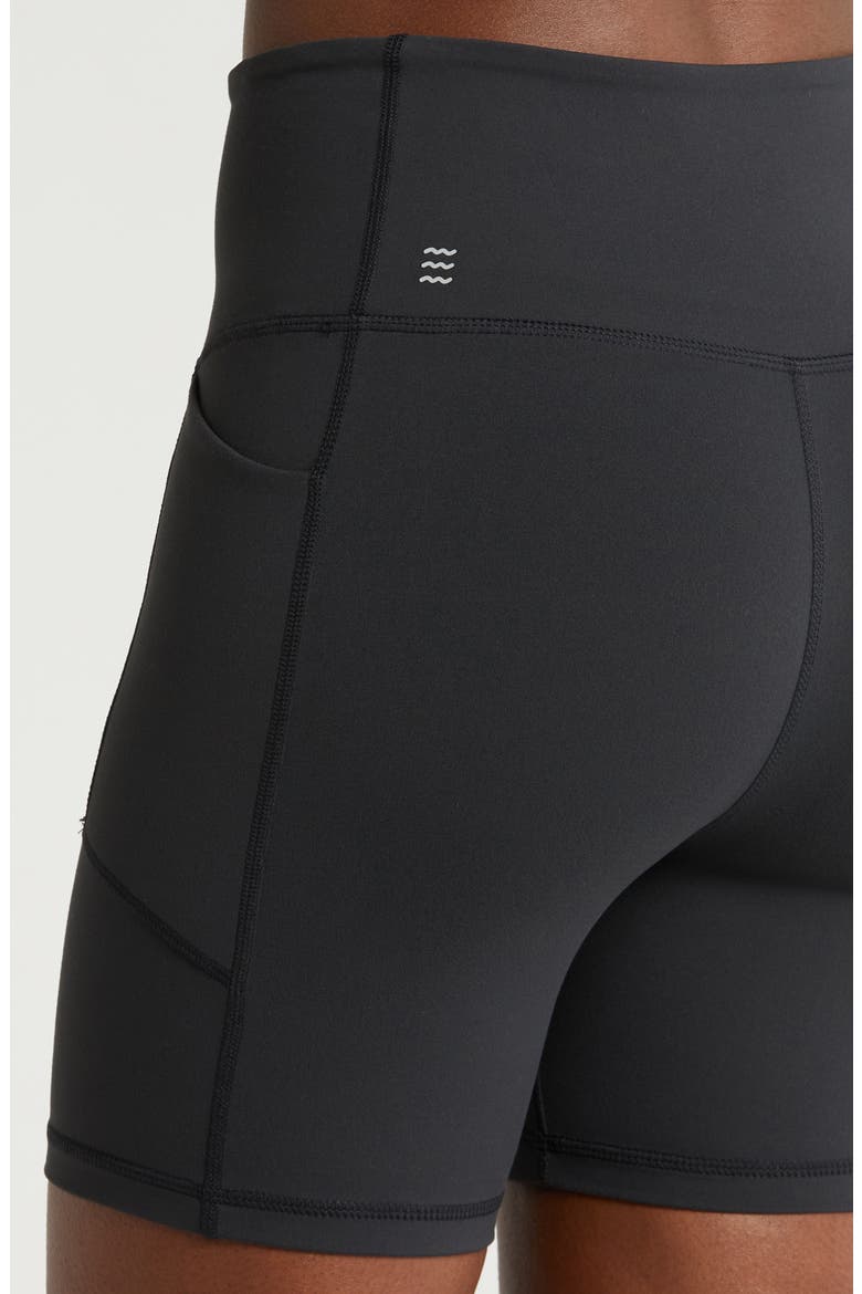 All Day Pocket Bike Shorts, Alternate, color, BLACK